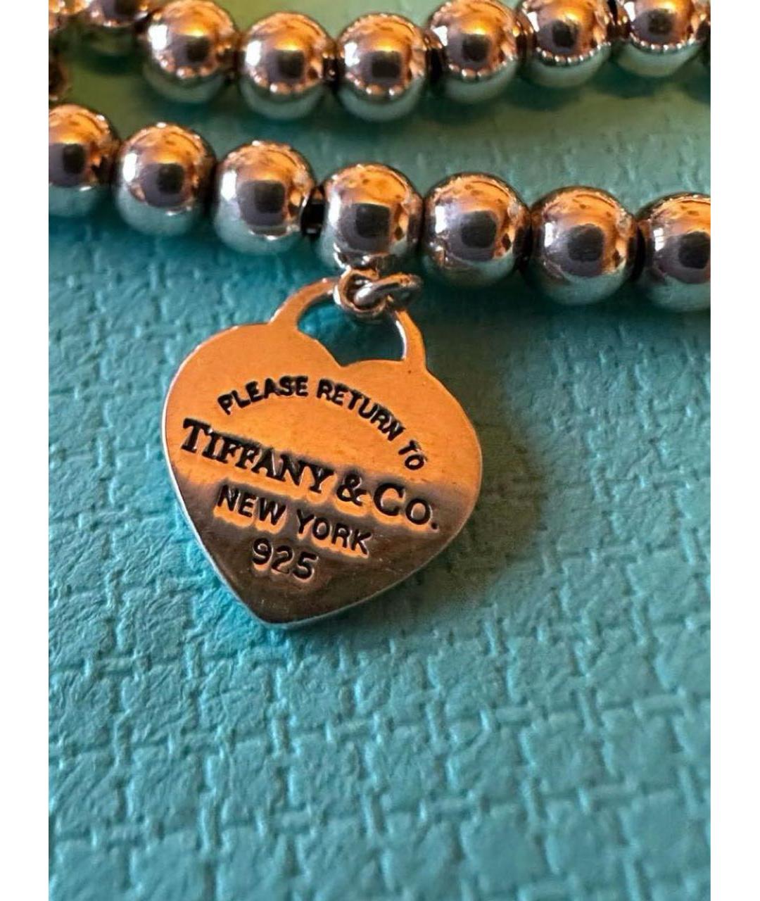 TIFFANY&CO Бирюзовый серебряный браслет, фото 4