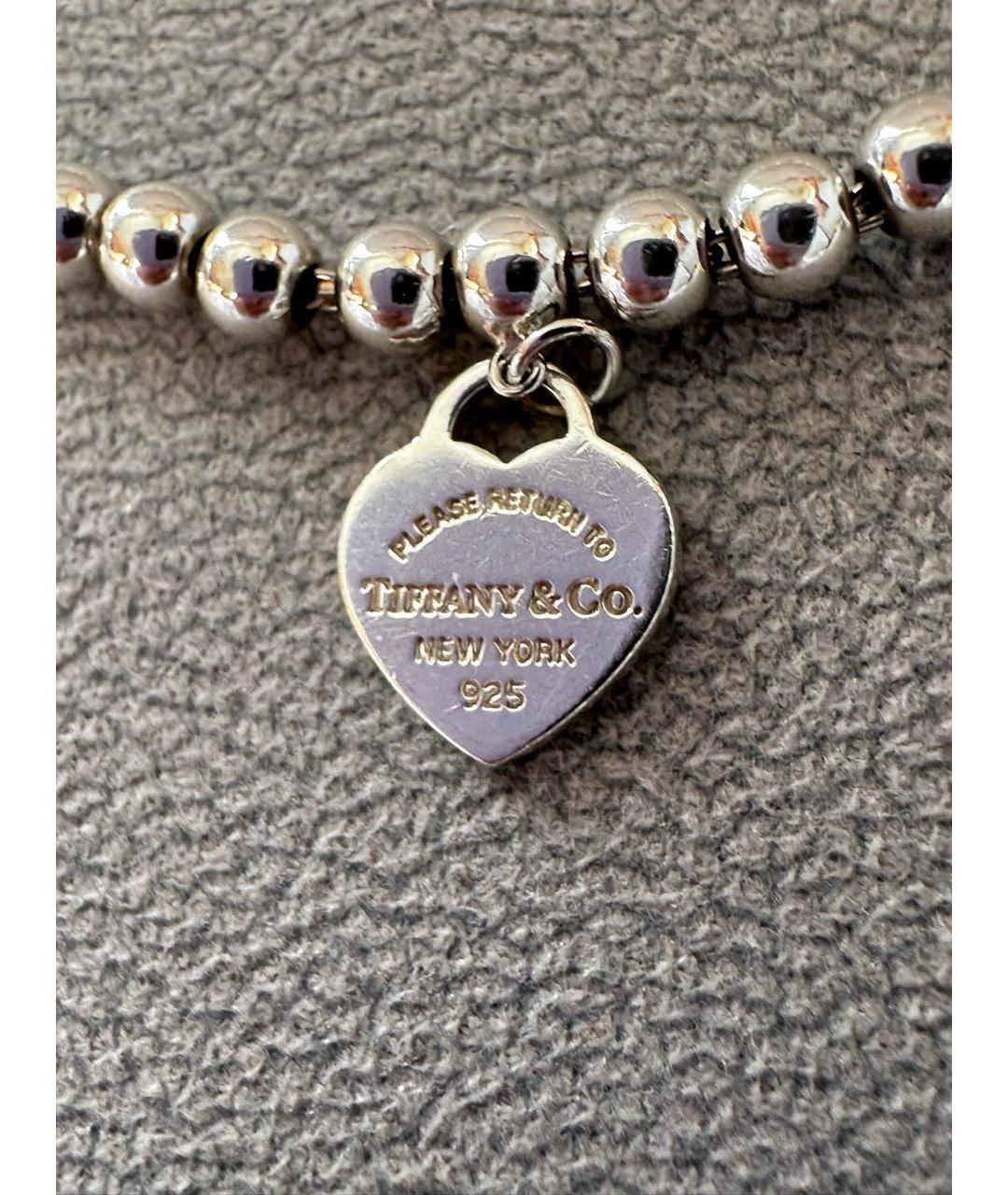 TIFFANY&CO Бирюзовый серебряный браслет, фото 6