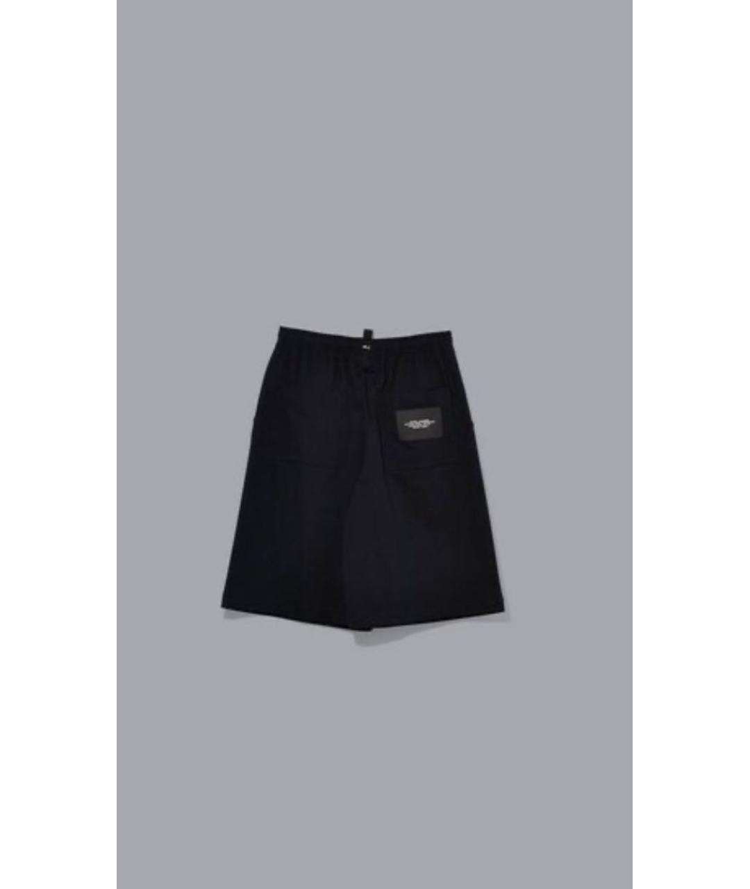 MARC JACOBS Черные хлопковые шорты, фото 2