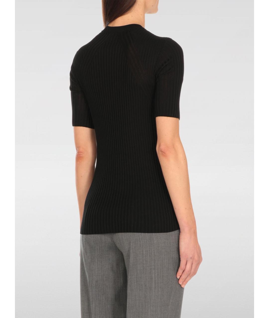 JIL SANDER Черная футболка, фото 4