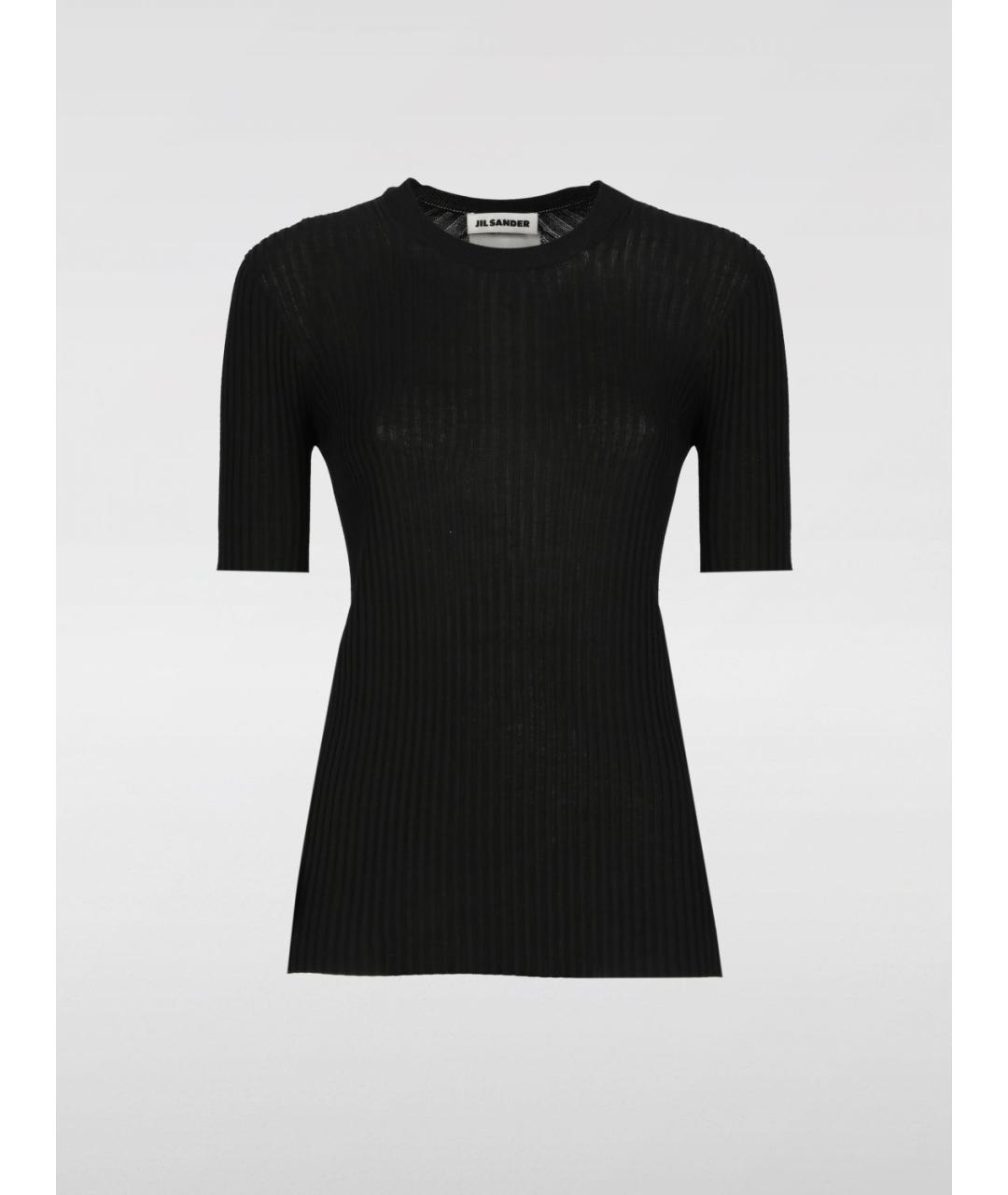 JIL SANDER Черная футболка, фото 6