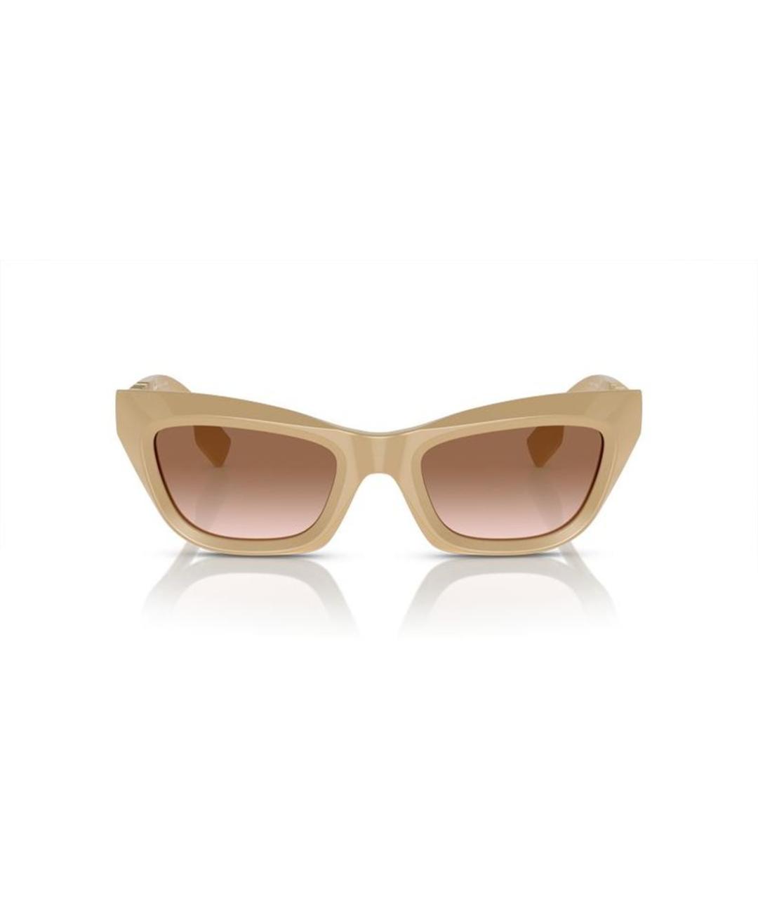 BURBERRY Бежевые солнцезащитные очки, фото 2