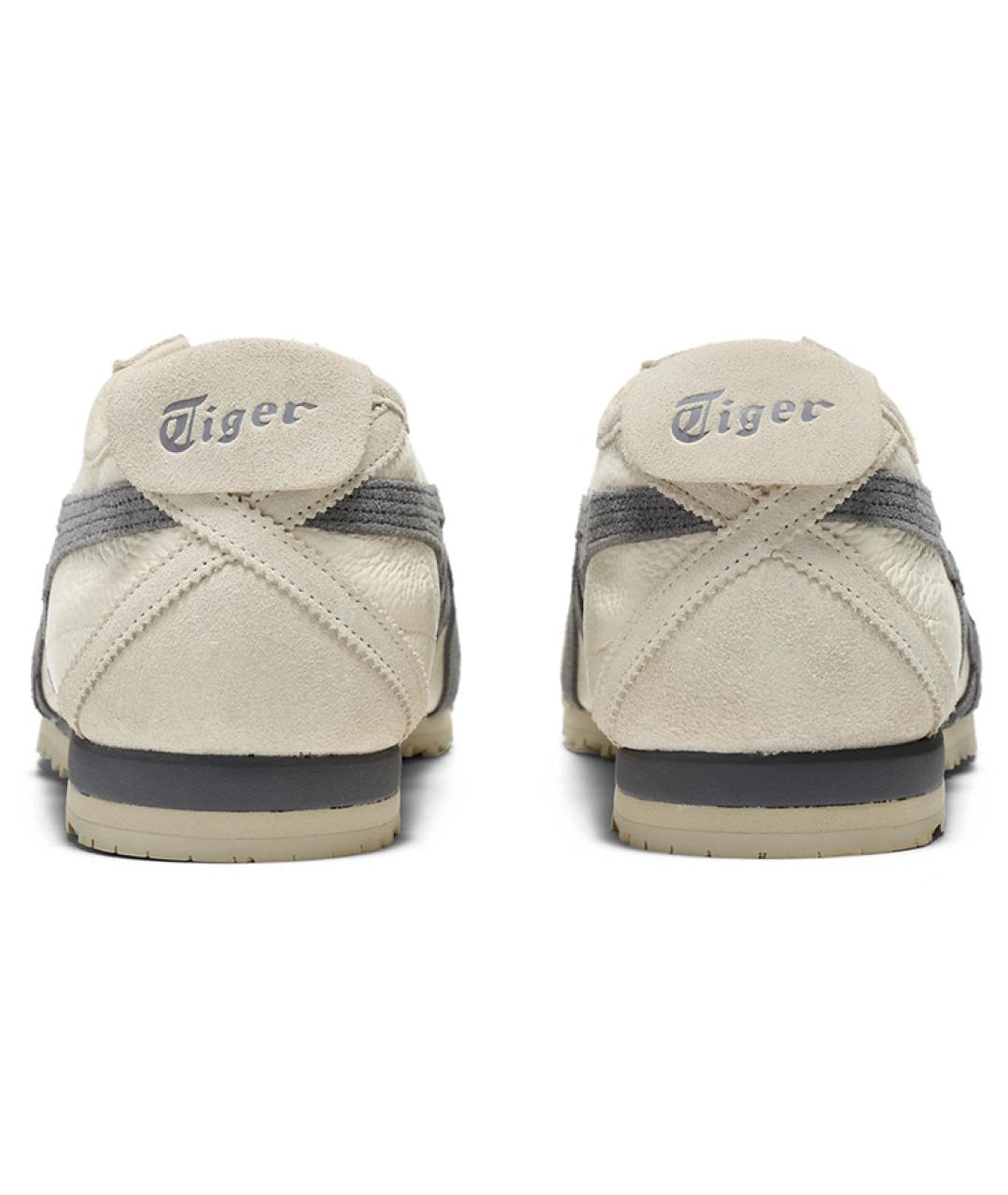 ONITSUKA TIGER Бежевые кожаные кеды, фото 5