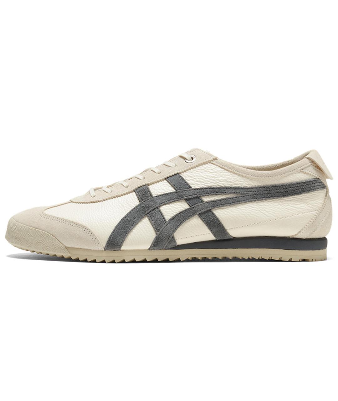 ONITSUKA TIGER Бежевые кожаные кеды, фото 2