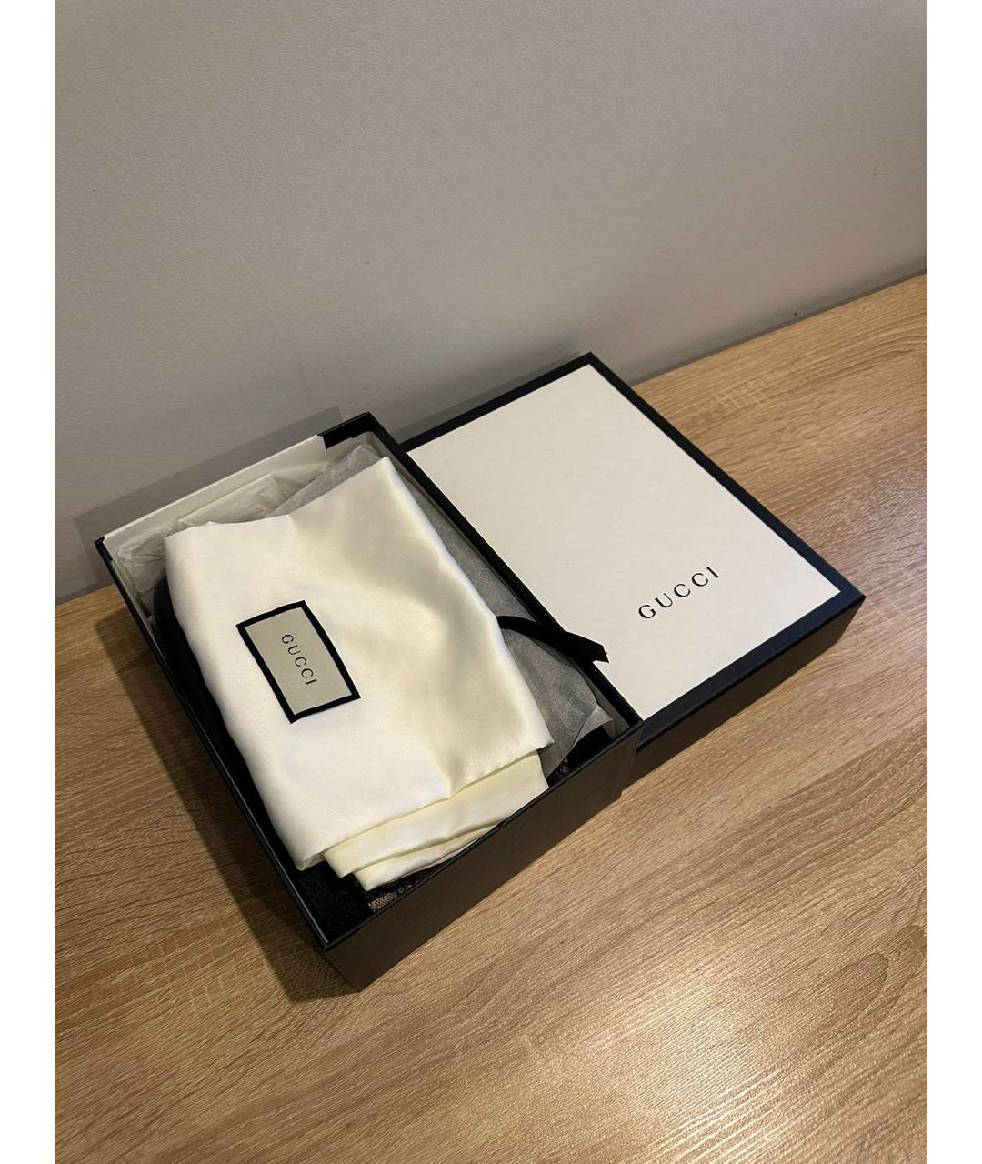 GUCCI Темно-синие кожаные кеды, фото 6
