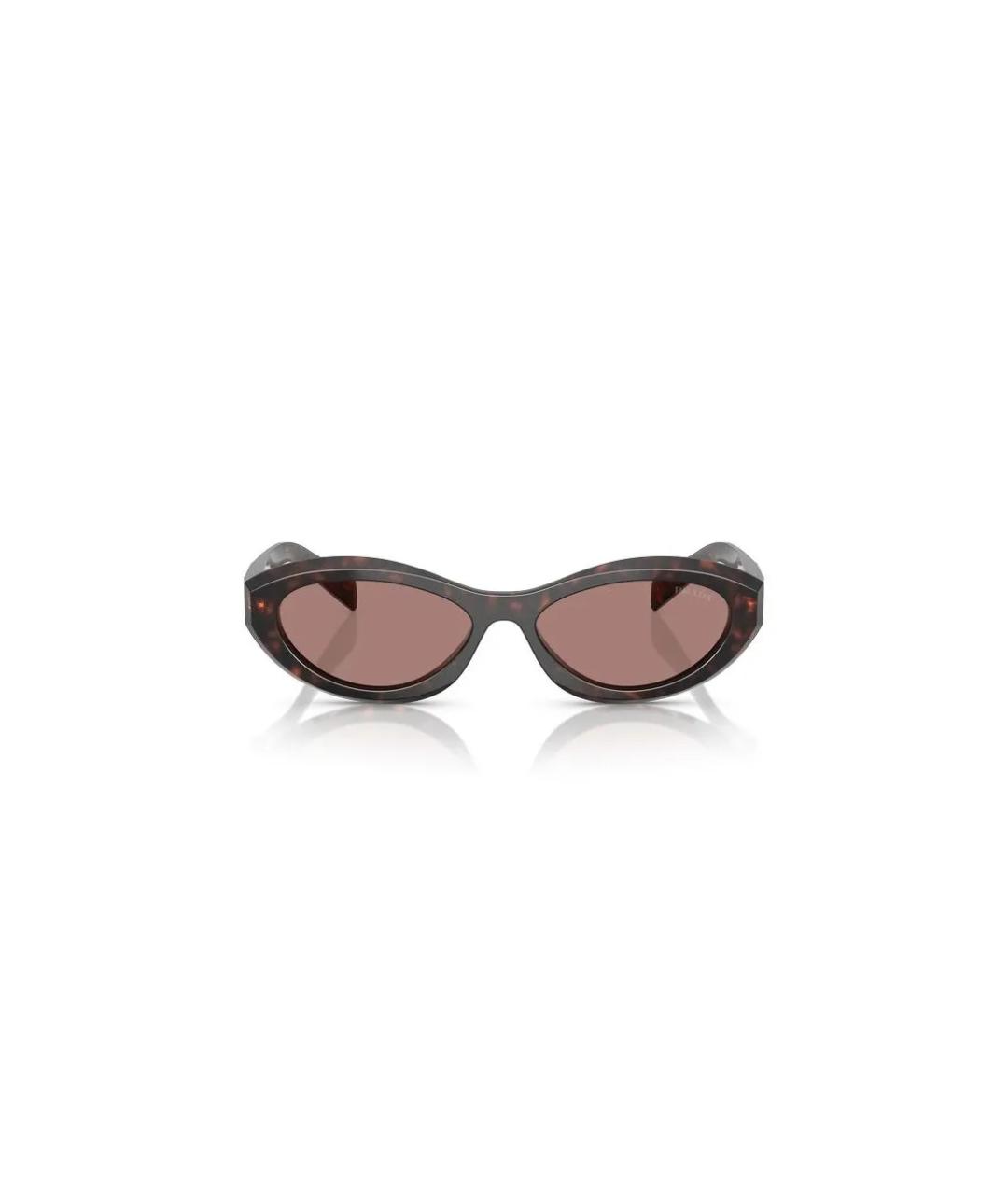 PRADA Коричневые солнцезащитные очки, фото 2