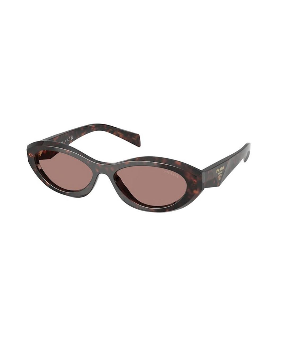 PRADA Коричневые солнцезащитные очки, фото 1