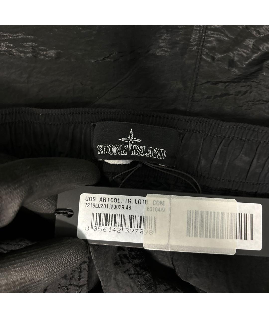STONE ISLAND SHADOW PROJECT Черные шорты, фото 4