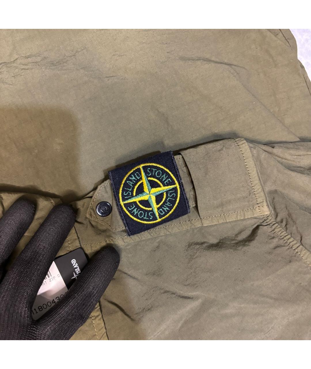 STONE ISLAND Хаки куртка, фото 4