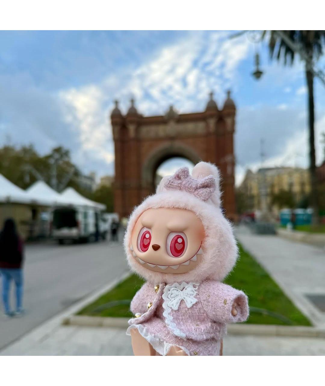 Labubu Розовый брелок, фото 8