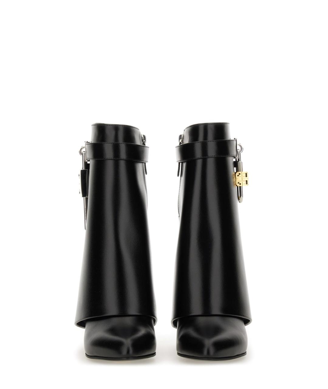 GIVENCHY Черные кожаные сапоги, фото 4