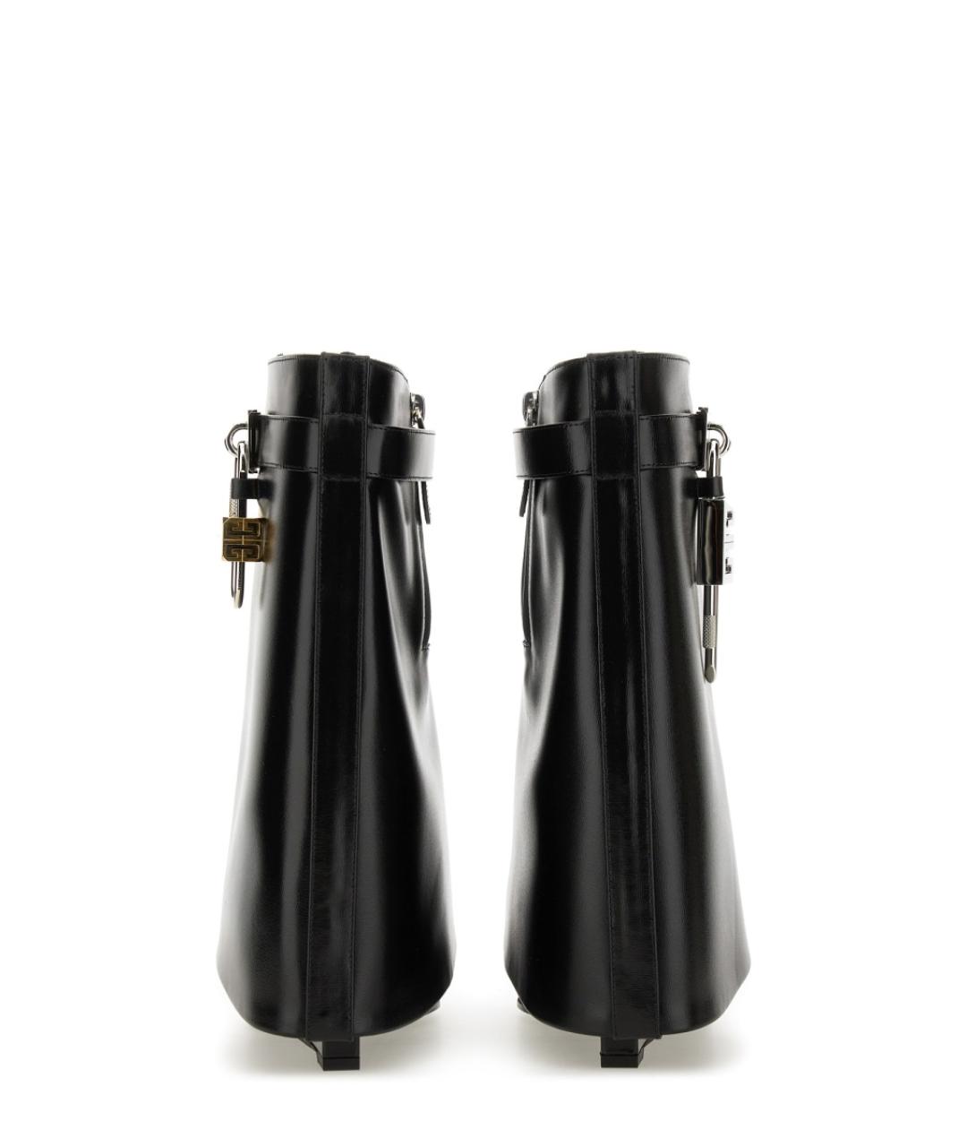 GIVENCHY Черные кожаные сапоги, фото 3