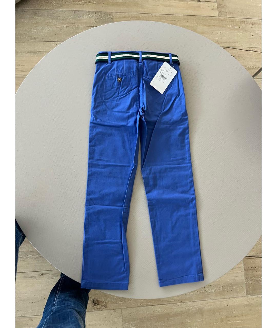 POLO RALPH LAUREN Синие хлопковые брюки и шорты, фото 2