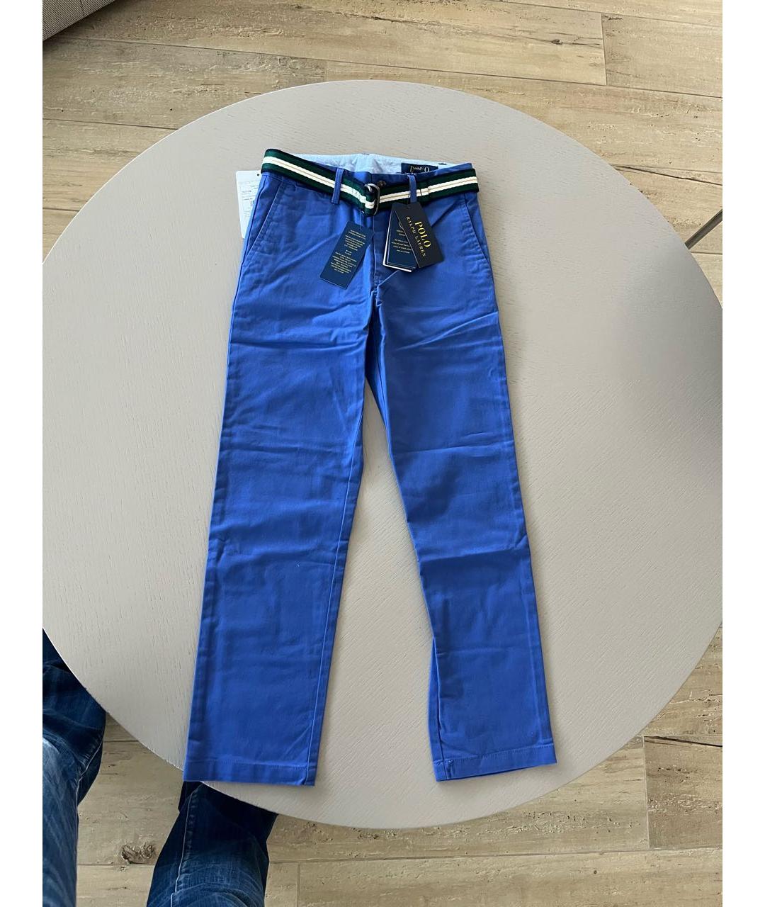 POLO RALPH LAUREN Синие хлопковые брюки и шорты, фото 5