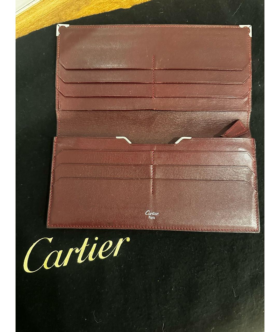 CARTIER Черная кожаная сумка тоут, фото 6