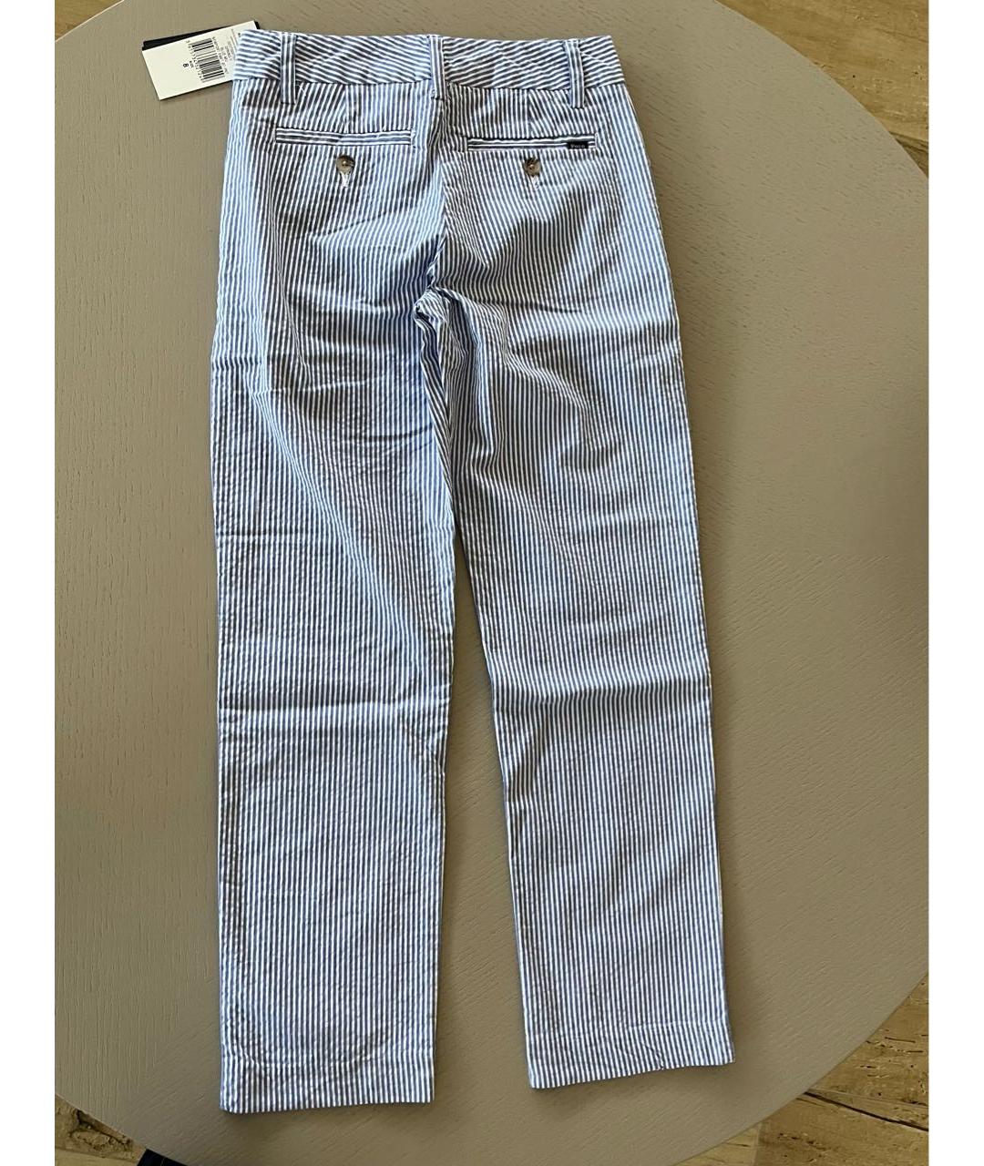 POLO RALPH LAUREN Голубые хлопковые брюки и шорты, фото 2
