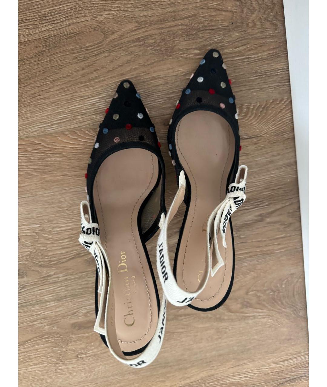 CHRISTIAN DIOR Черные туфли, фото 3