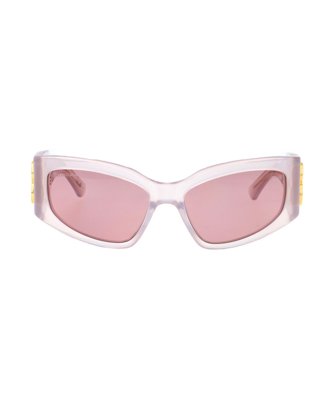 BALENCIAGA Белые солнцезащитные очки, фото 1