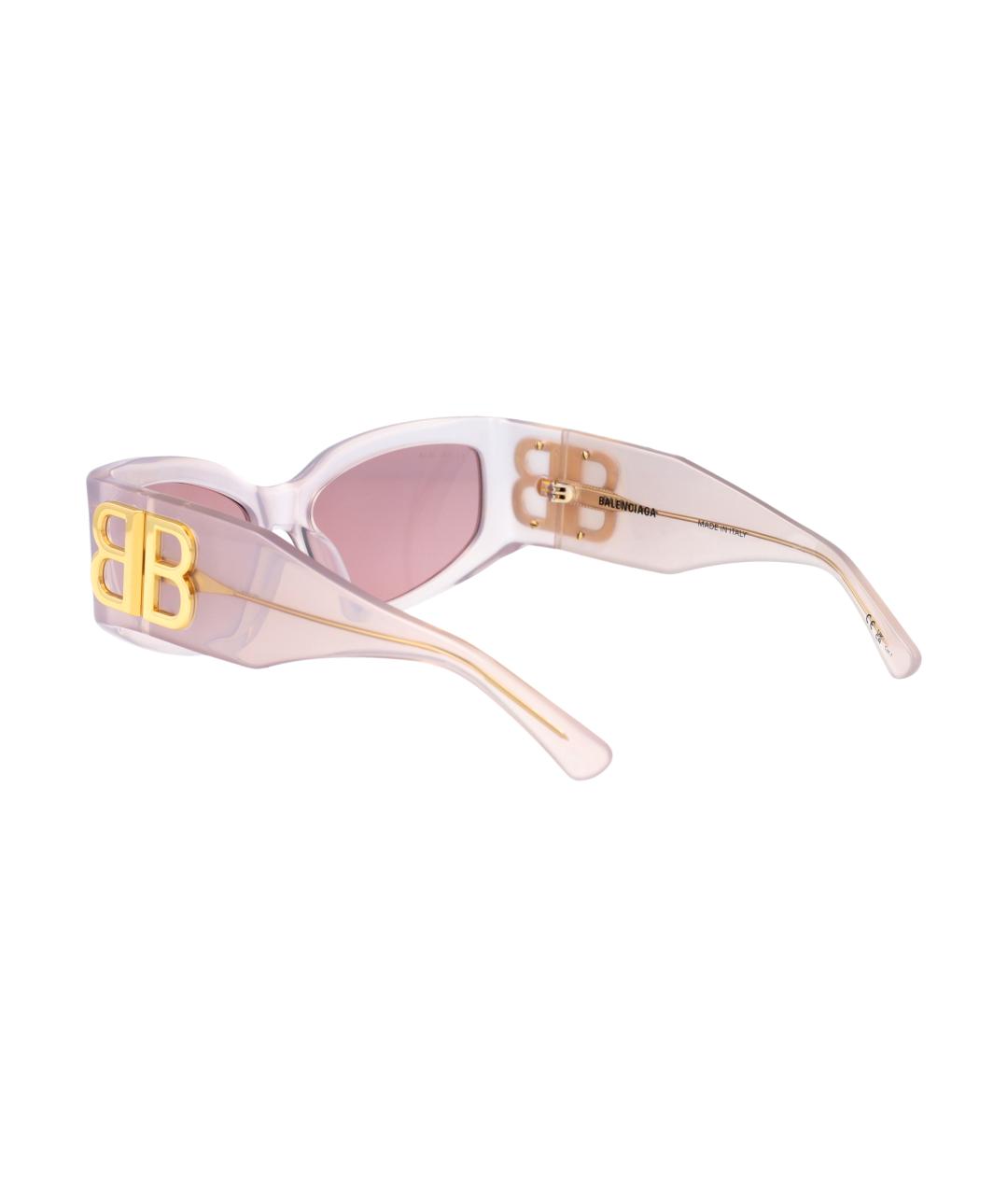 BALENCIAGA Белые солнцезащитные очки, фото 4