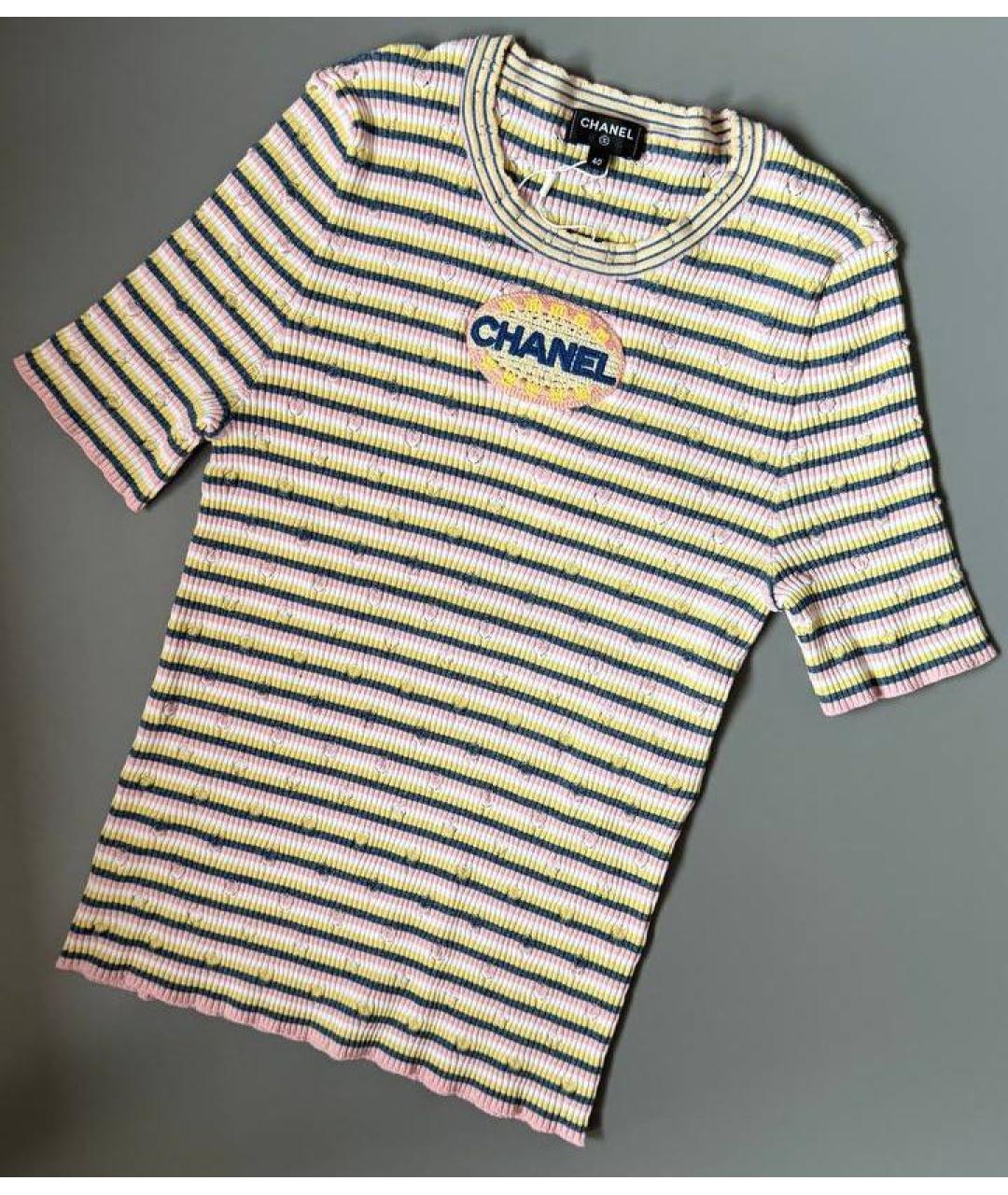 CHANEL Мульти футболка, фото 3