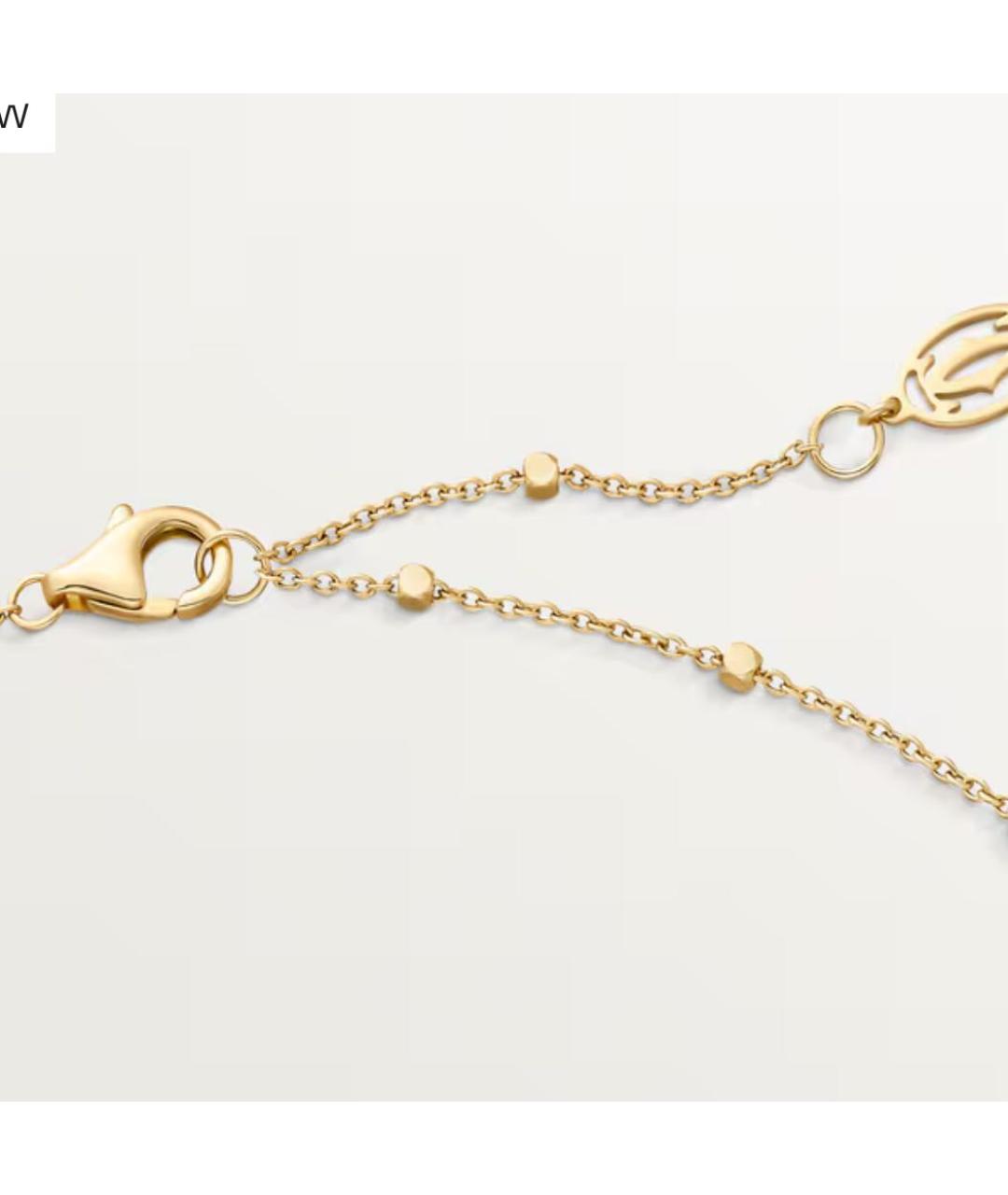 CARTIER Золотое колье из желтого золота, фото 4