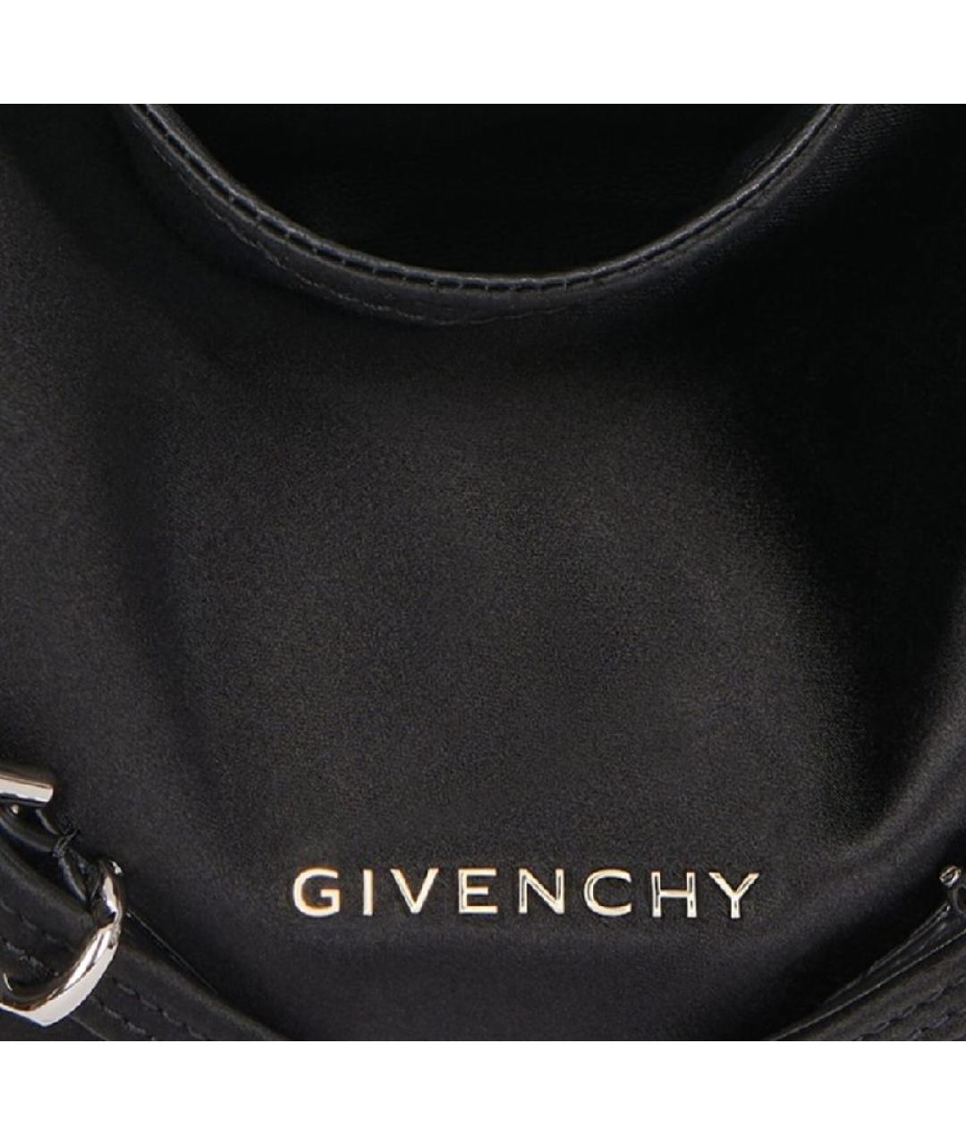 GIVENCHY Черная кожаная сумка с короткими ручками, фото 5
