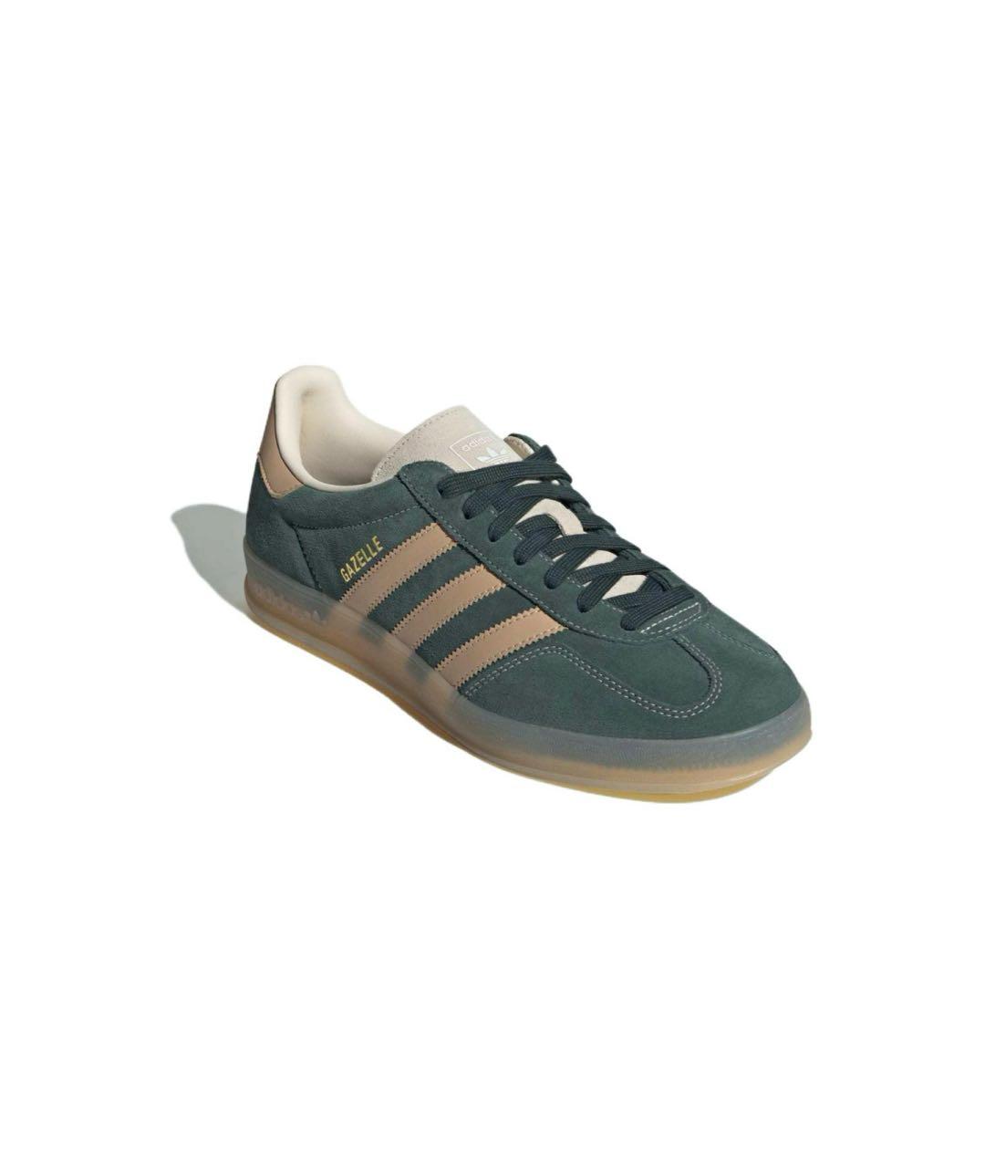 ADIDAS Зеленые замшевые кеды, фото 5