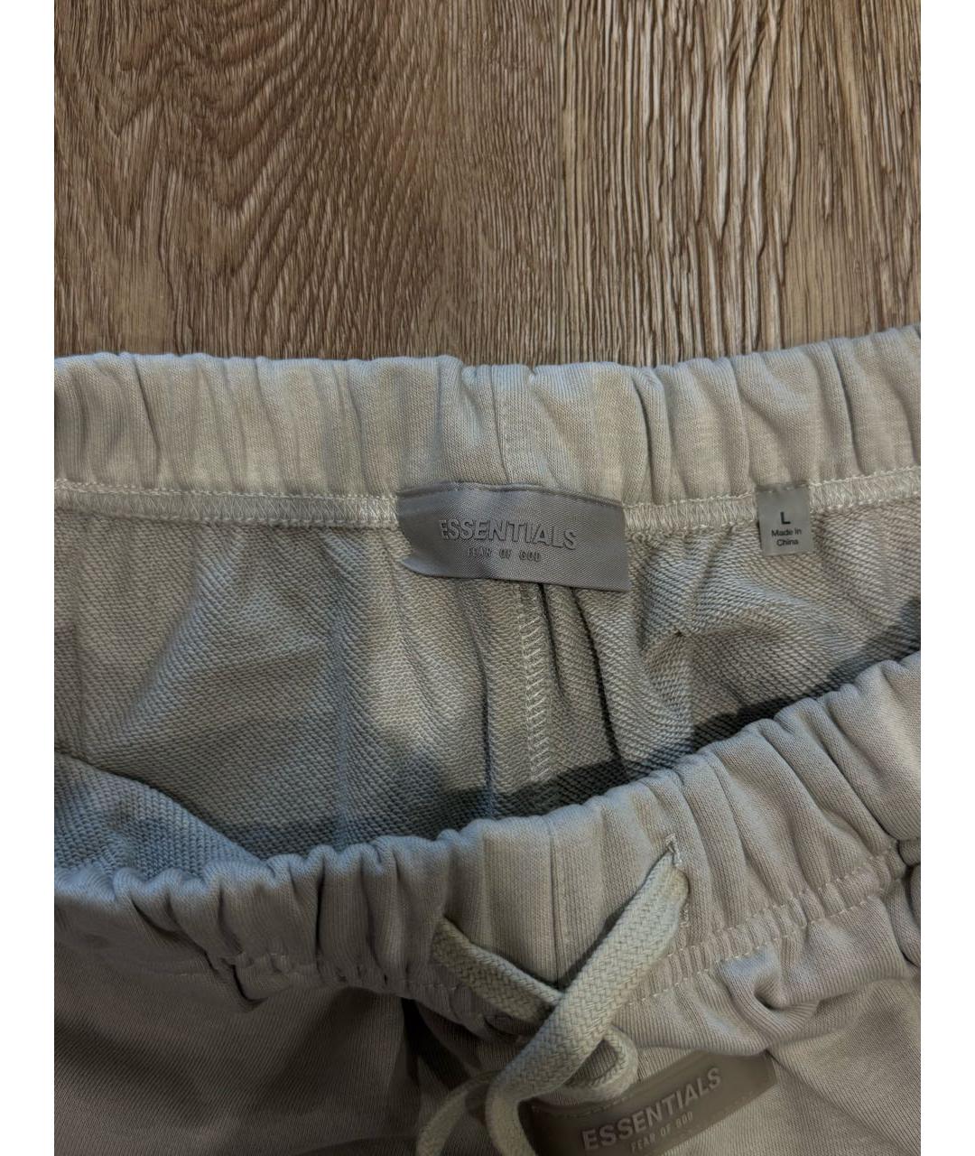 FEAR OF GOD ESSENTIALS Бежевые хлопковые шорты, фото 3