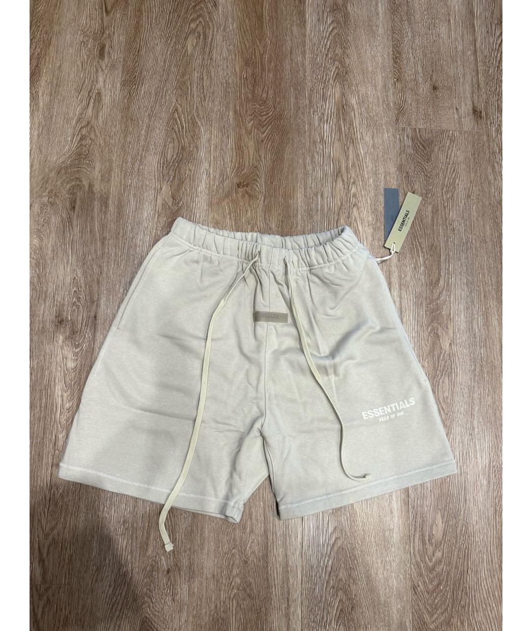 FEAR OF GOD ESSENTIALS Бежевые хлопковые шорты, фото 5