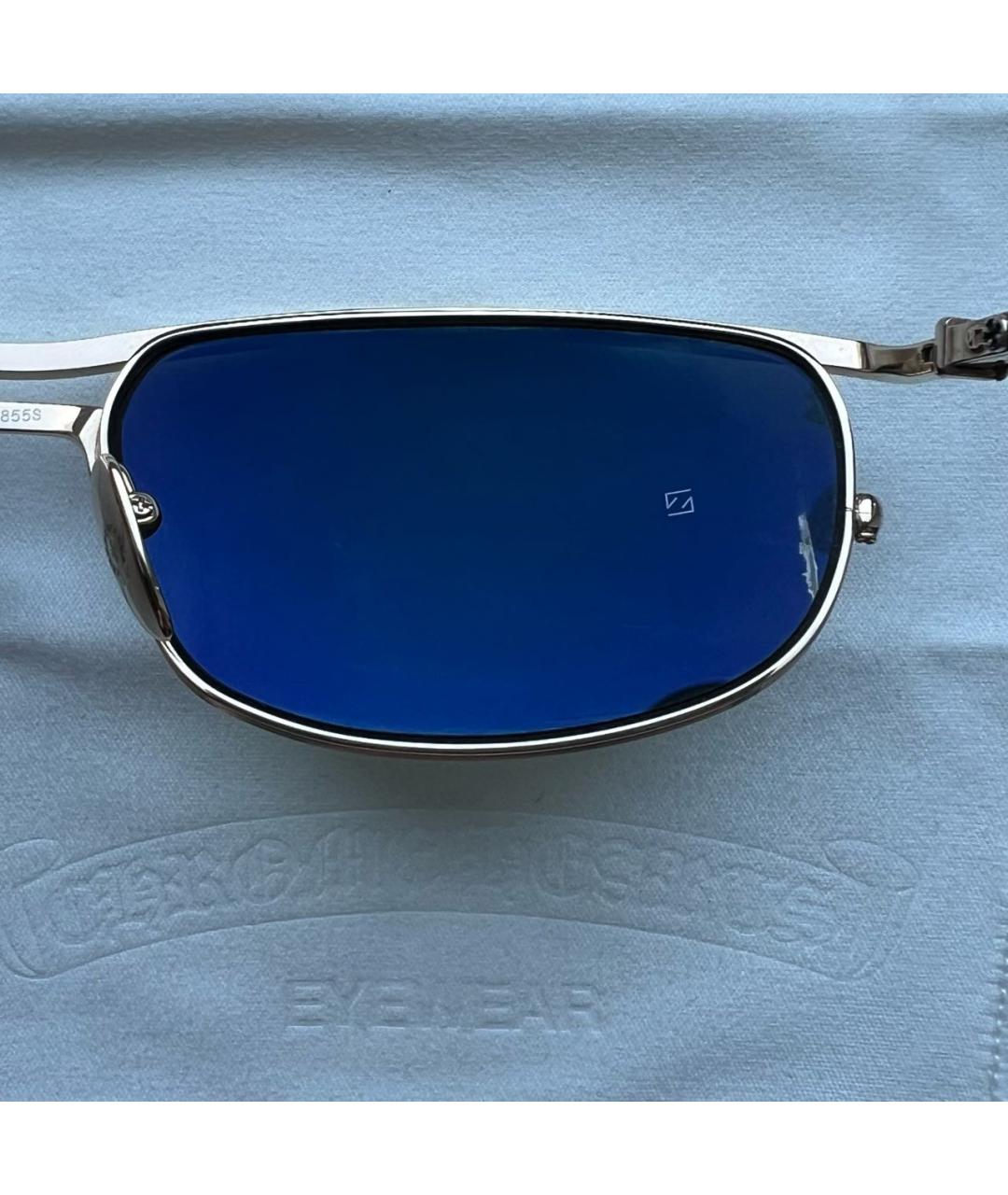 CHROME HEARTS Золотые металлические солнцезащитные очки, фото 6
