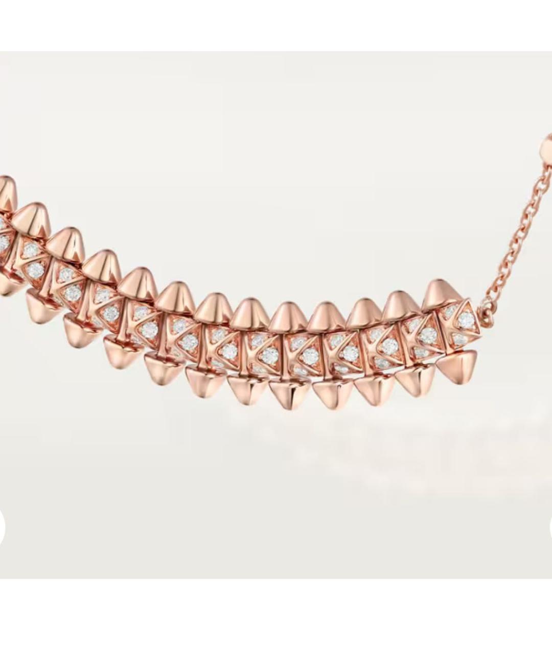 CARTIER Розовая цепочка/подвеска из розового золота, фото 4