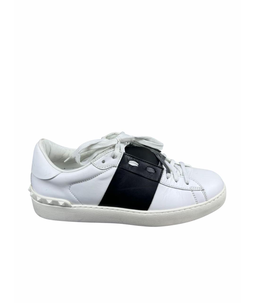 VALENTINO Белые кеды из искусственной кожи, фото 1