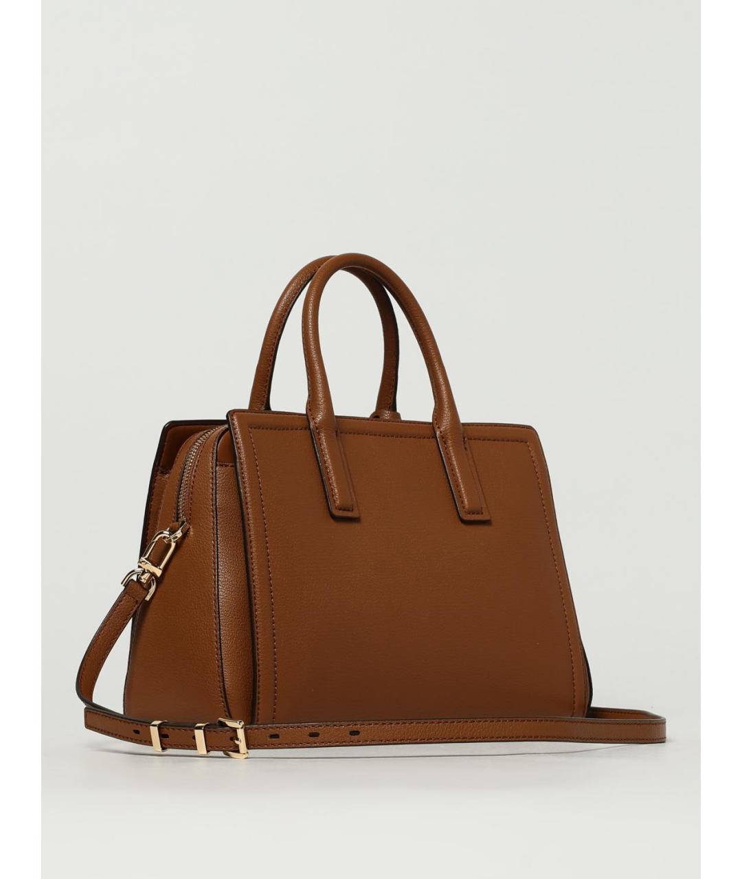 MICHAEL KORS Коричневая кожаная сумка тоут, фото 2