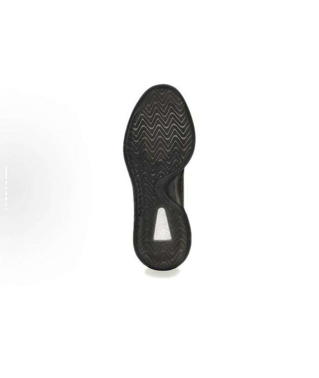 ADIDAS YEEZY Черные текстильные высокие кроссовки / кеды, фото 6