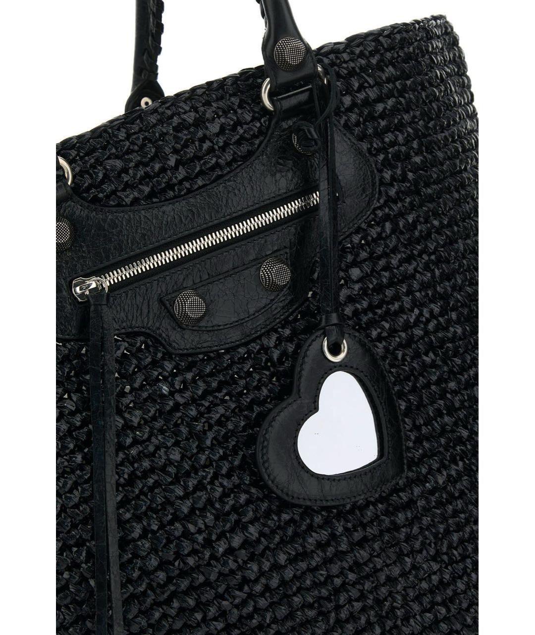BALENCIAGA Черная сумка тоут, фото 5