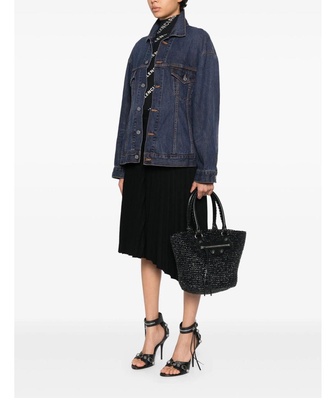 BALENCIAGA Черная сумка тоут, фото 2