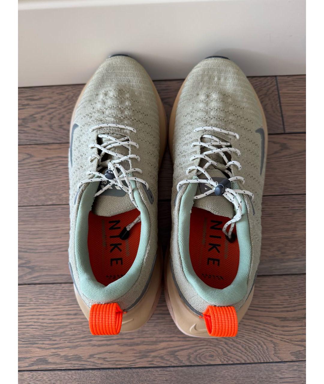 NIKE Хаки синтетические низкие кроссовки / кеды, фото 3