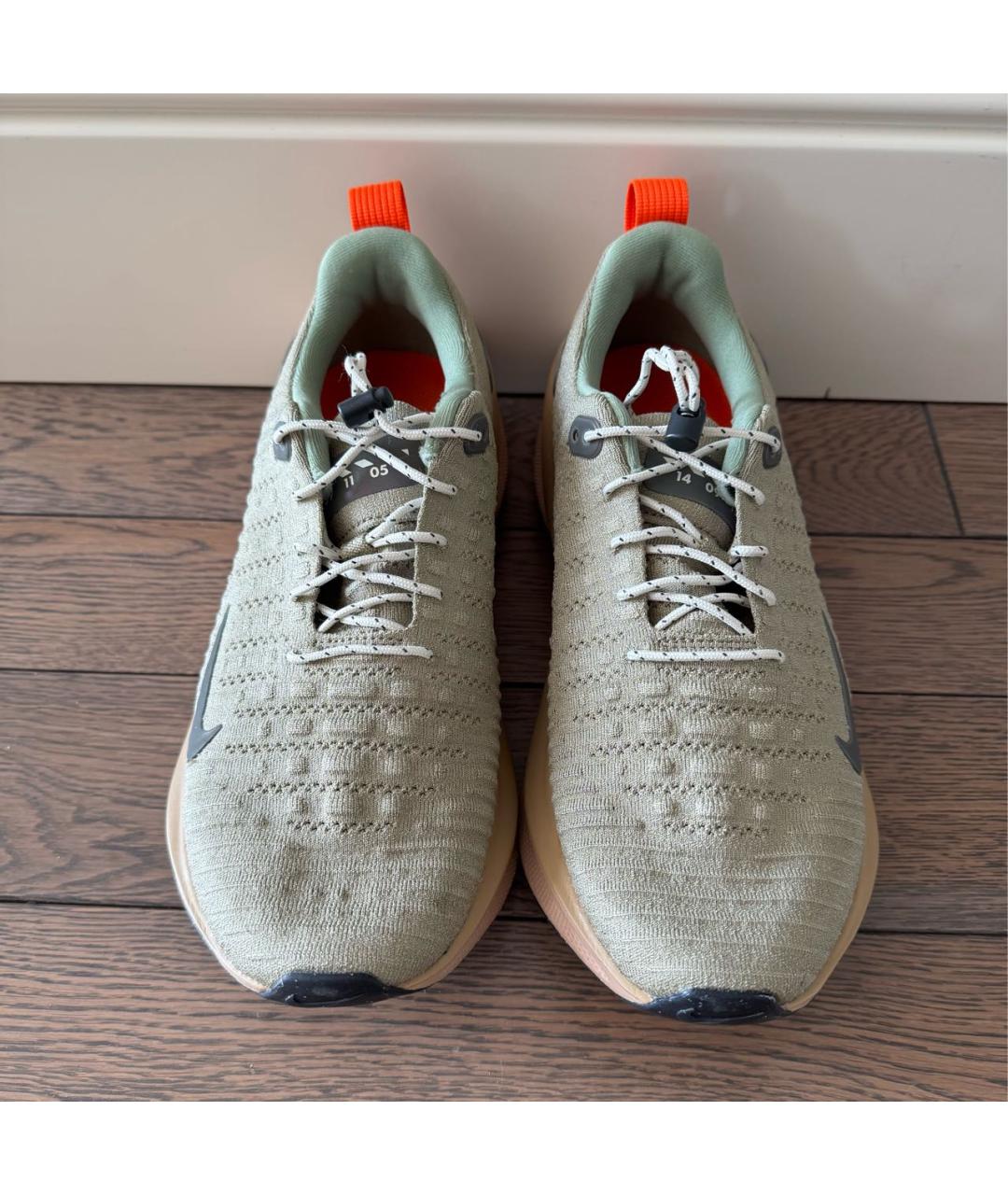 NIKE Хаки синтетические низкие кроссовки / кеды, фото 2