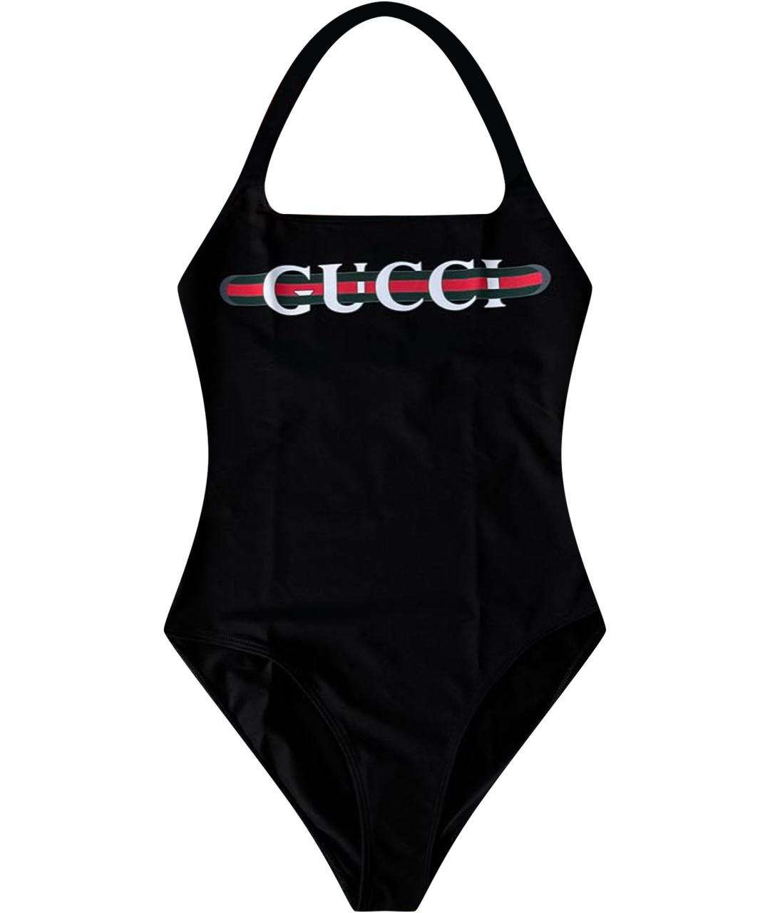 GUCCI Черный полиамидовый купальник, фото 1