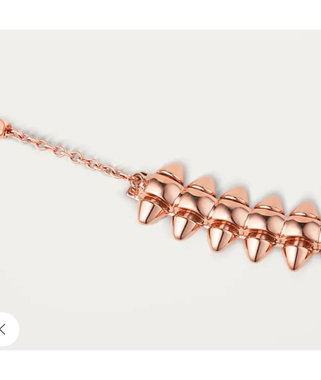 CARTIER Розовое колье из розового золота, фото 3