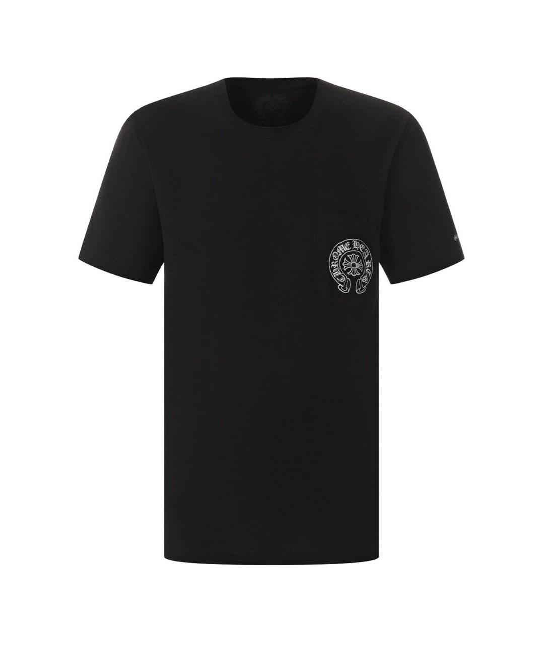 CHROME HEARTS Черная хлопковая футболка, фото 1