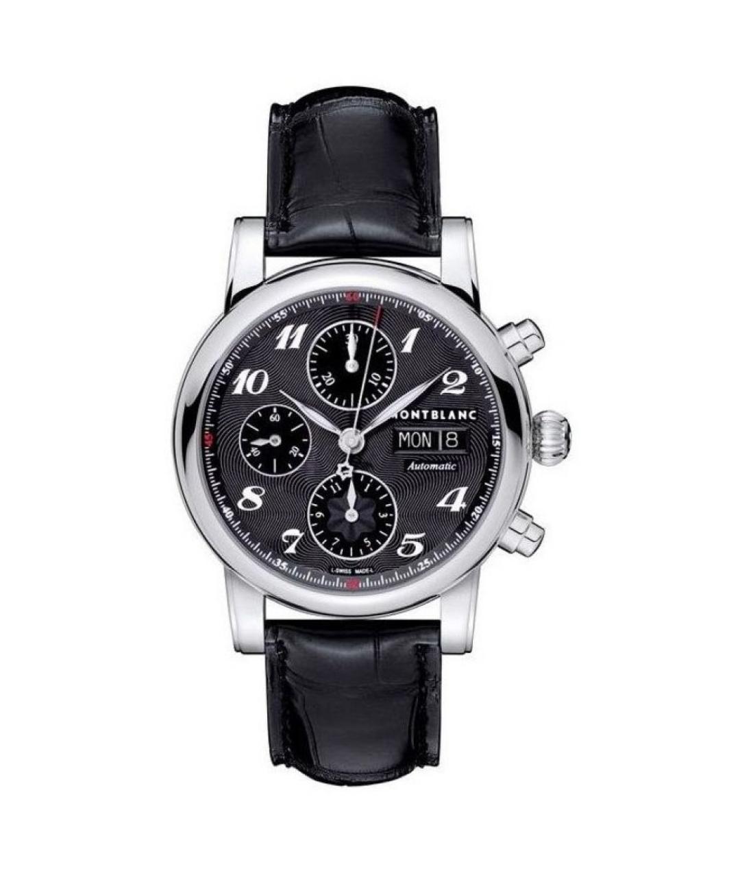 MONTBLANC Серебряные стальные часы, фото 1