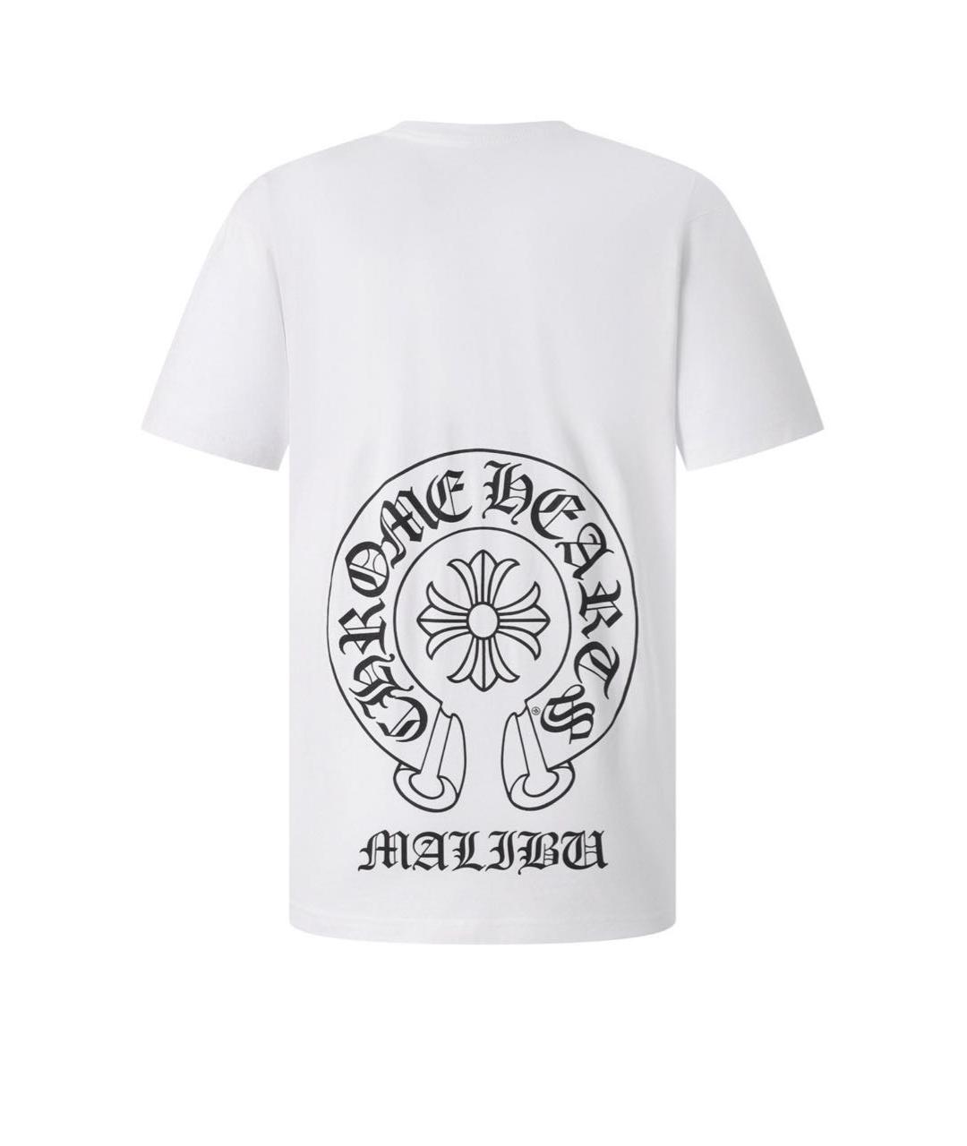 CHROME HEARTS Белая хлопковая футболка, фото 2
