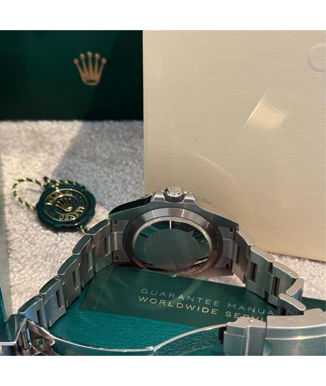ROLEX Зеленые часы, фото 3