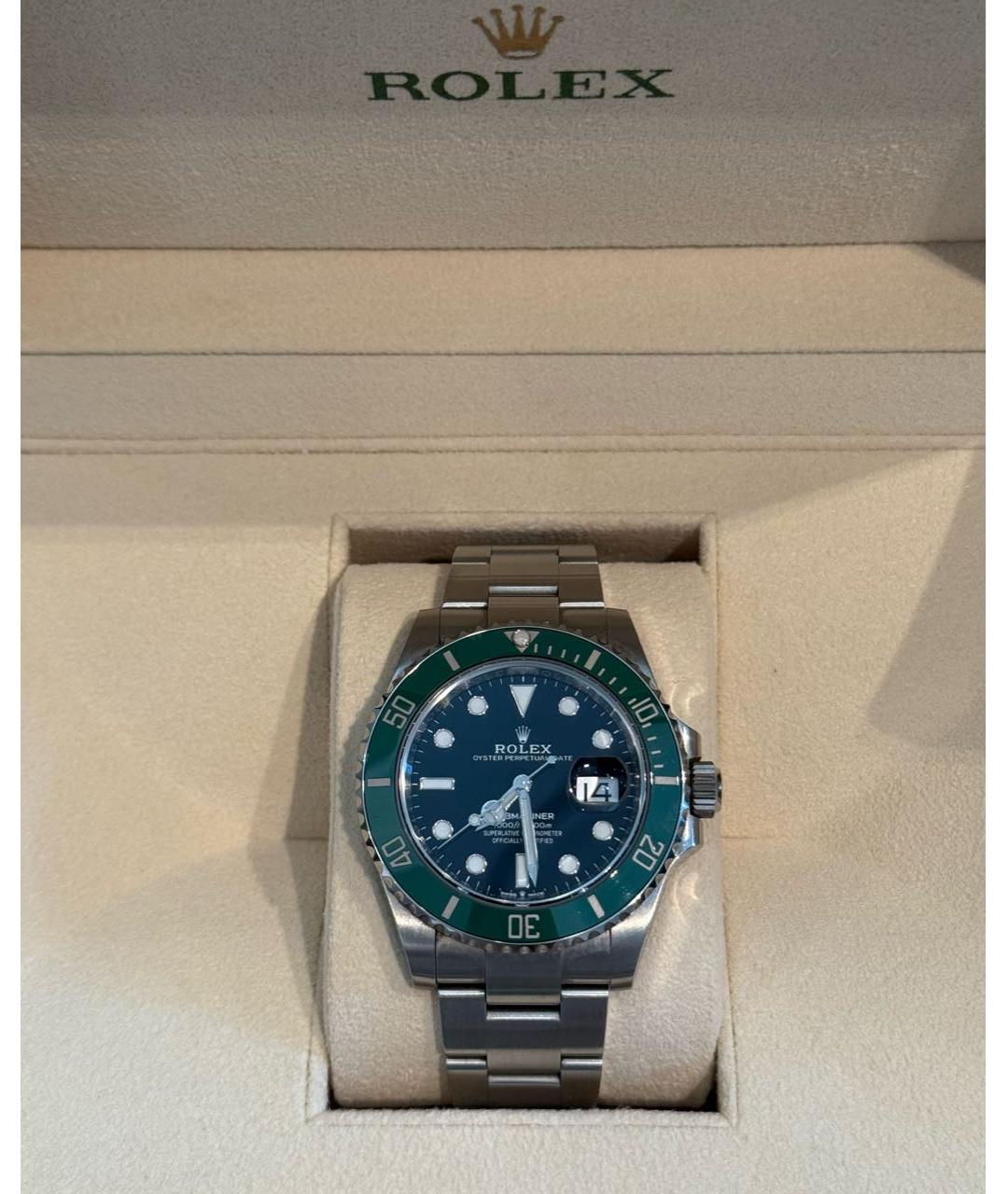 ROLEX Зеленые часы, фото 2