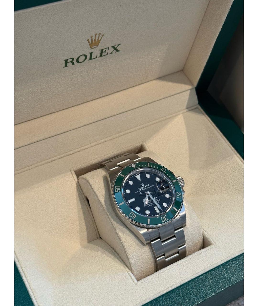 ROLEX Зеленые часы, фото 6