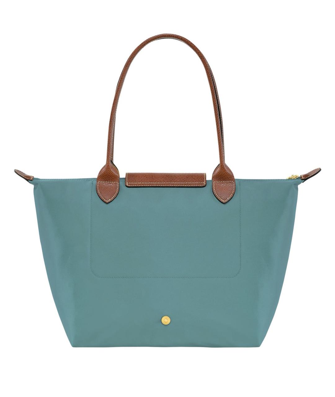 LONGCHAMP Голубая сумка тоут, фото 3