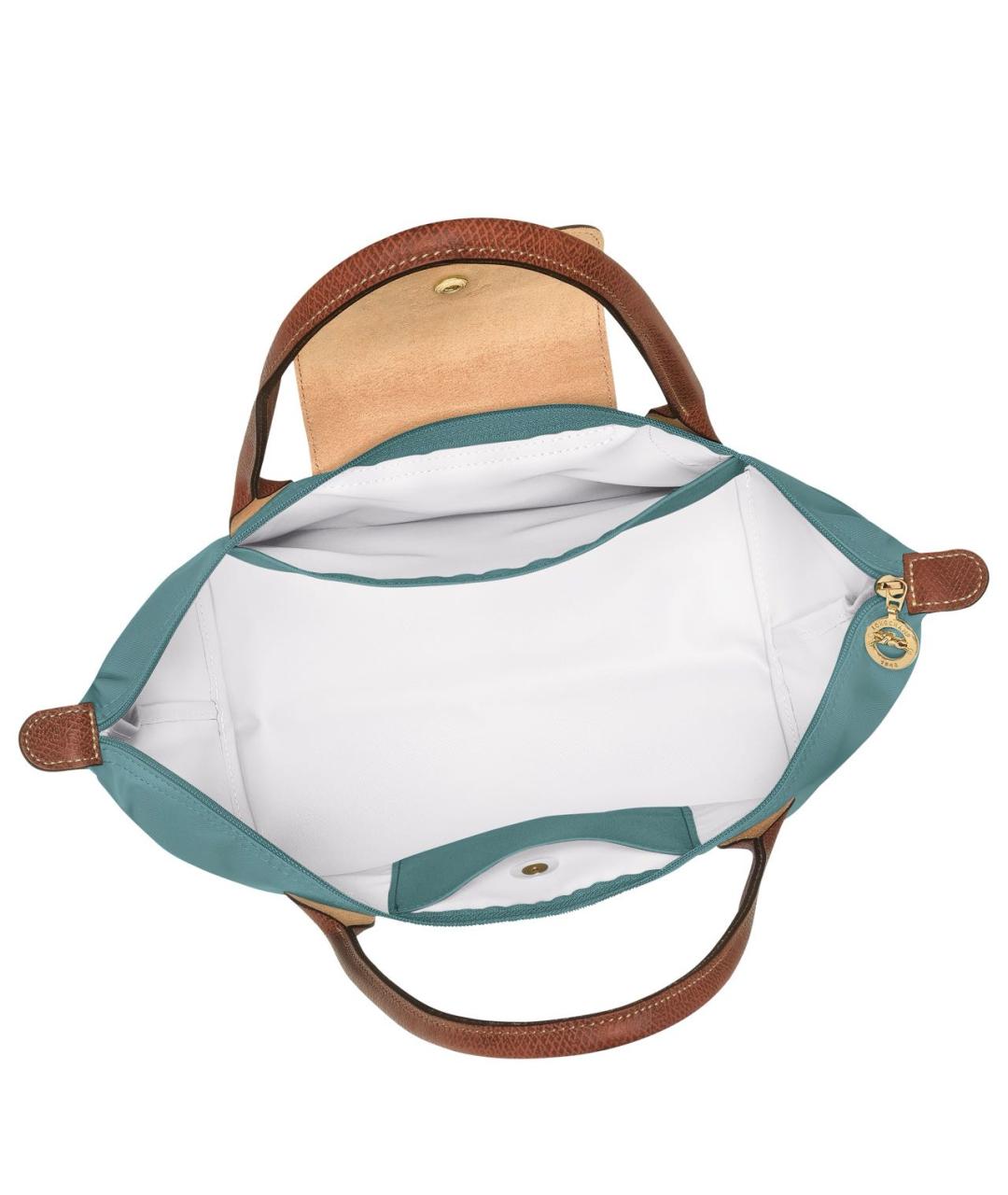 LONGCHAMP Голубая сумка тоут, фото 4