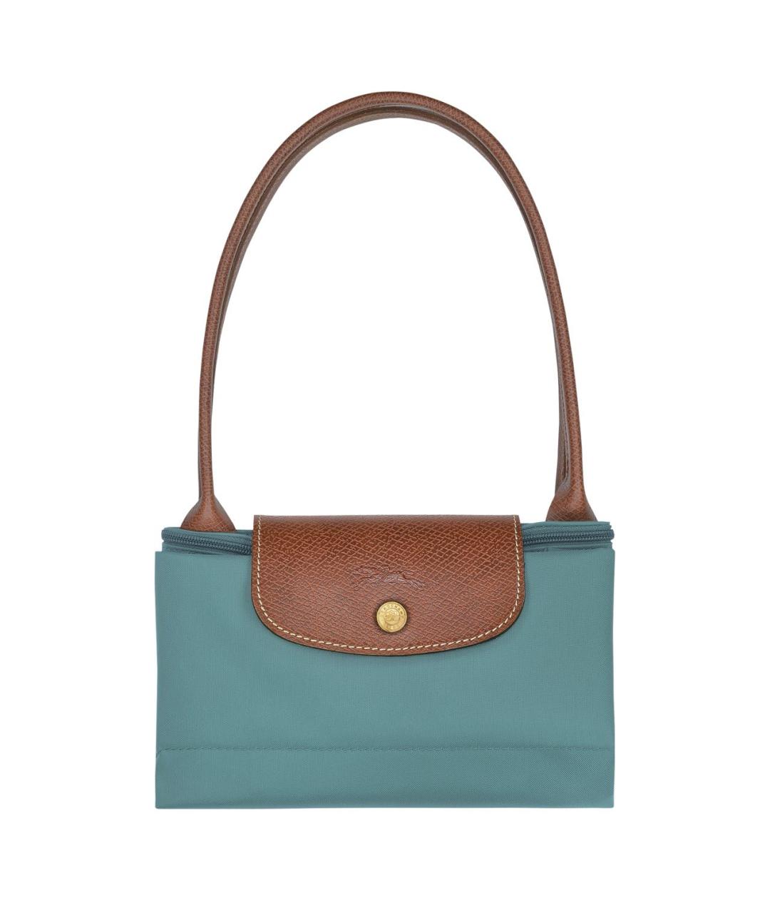 LONGCHAMP Голубая сумка тоут, фото 6