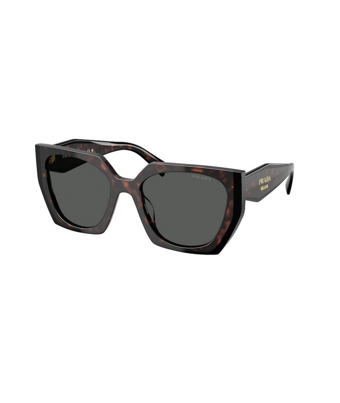 PRADA Коричневые солнцезащитные очки, фото 1